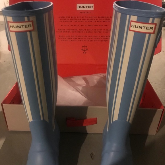 Hunter Original Tall Garden Stripe - Picture 2 of 4